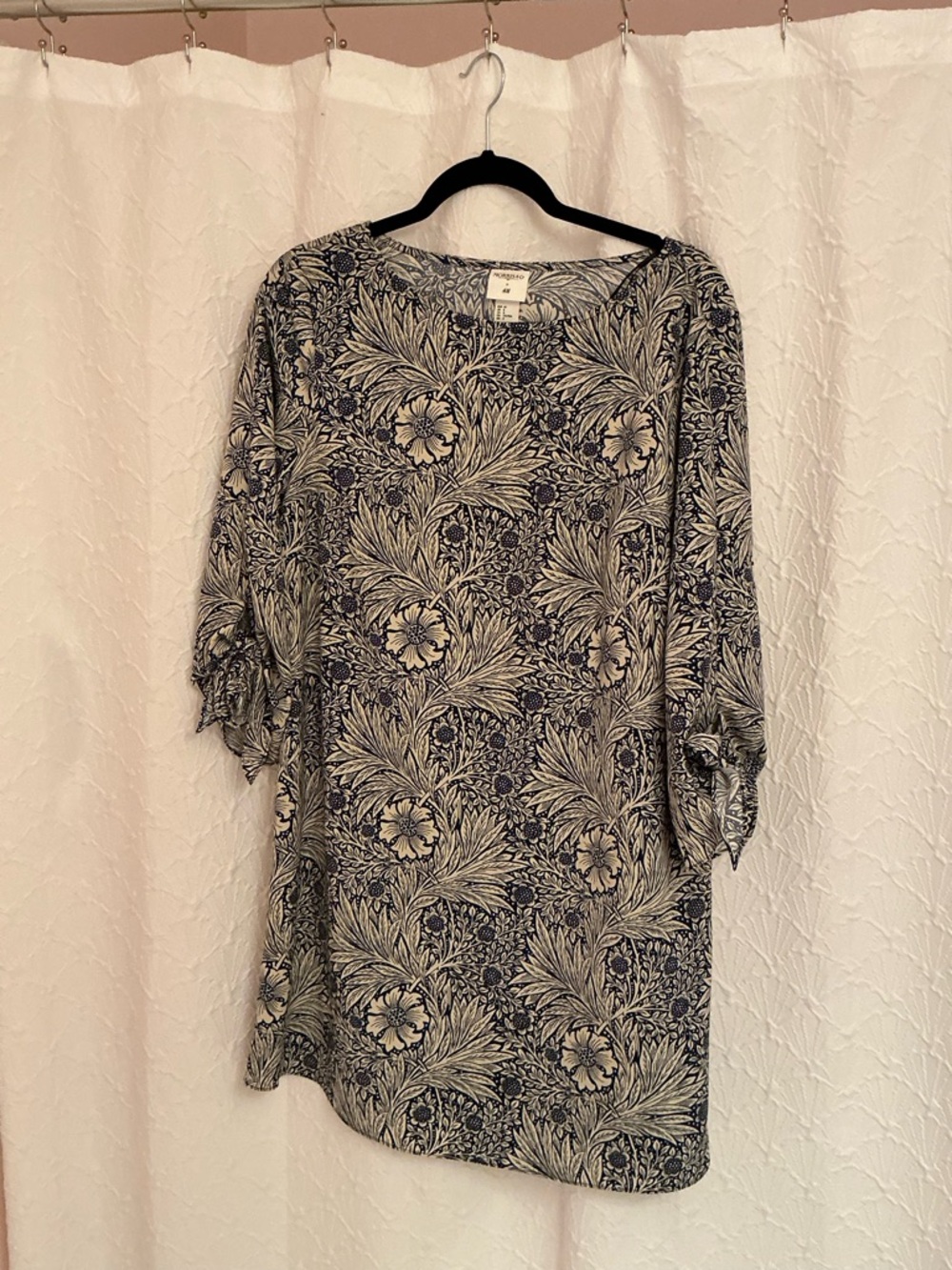 Morris & Co navy floral mini dress